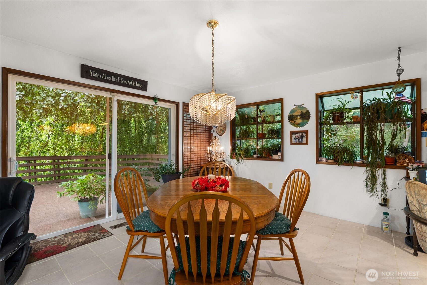 43 Hines Valley Road Raymond, WA 98577 - Photo 17 of 40 a view of a dining room with furniture window and outside view