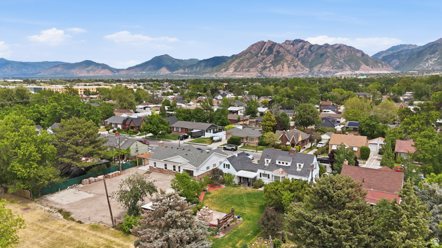 7576 South Jefferson Street Midvale, UT 84047 - Photo 53 of 53 Neighborhood aerial with mature trees and established residential properties