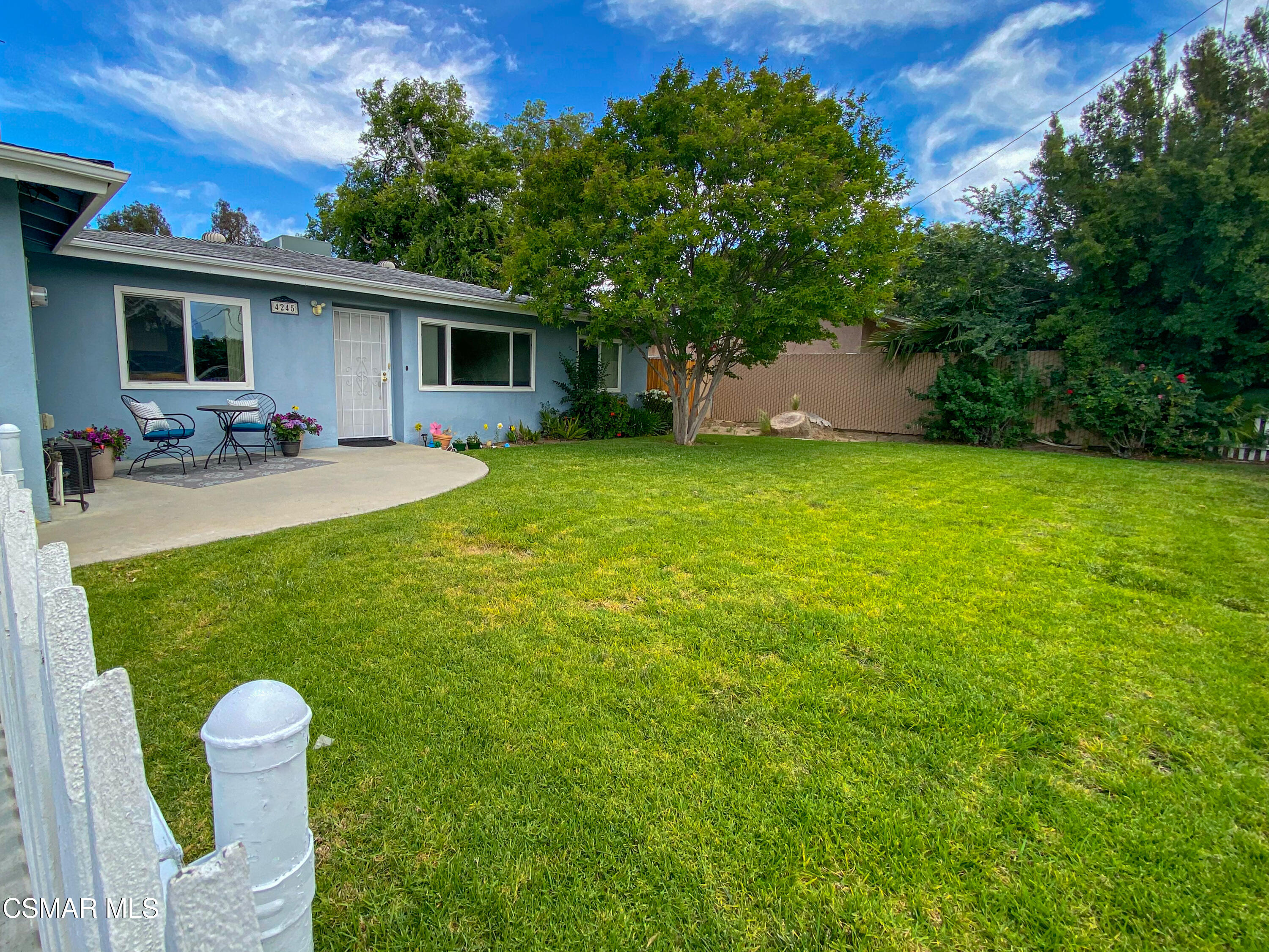 4245 Adam Road Simi Valley, CA 93063 - Photo 16 of 20 a backyard of a house with seating space