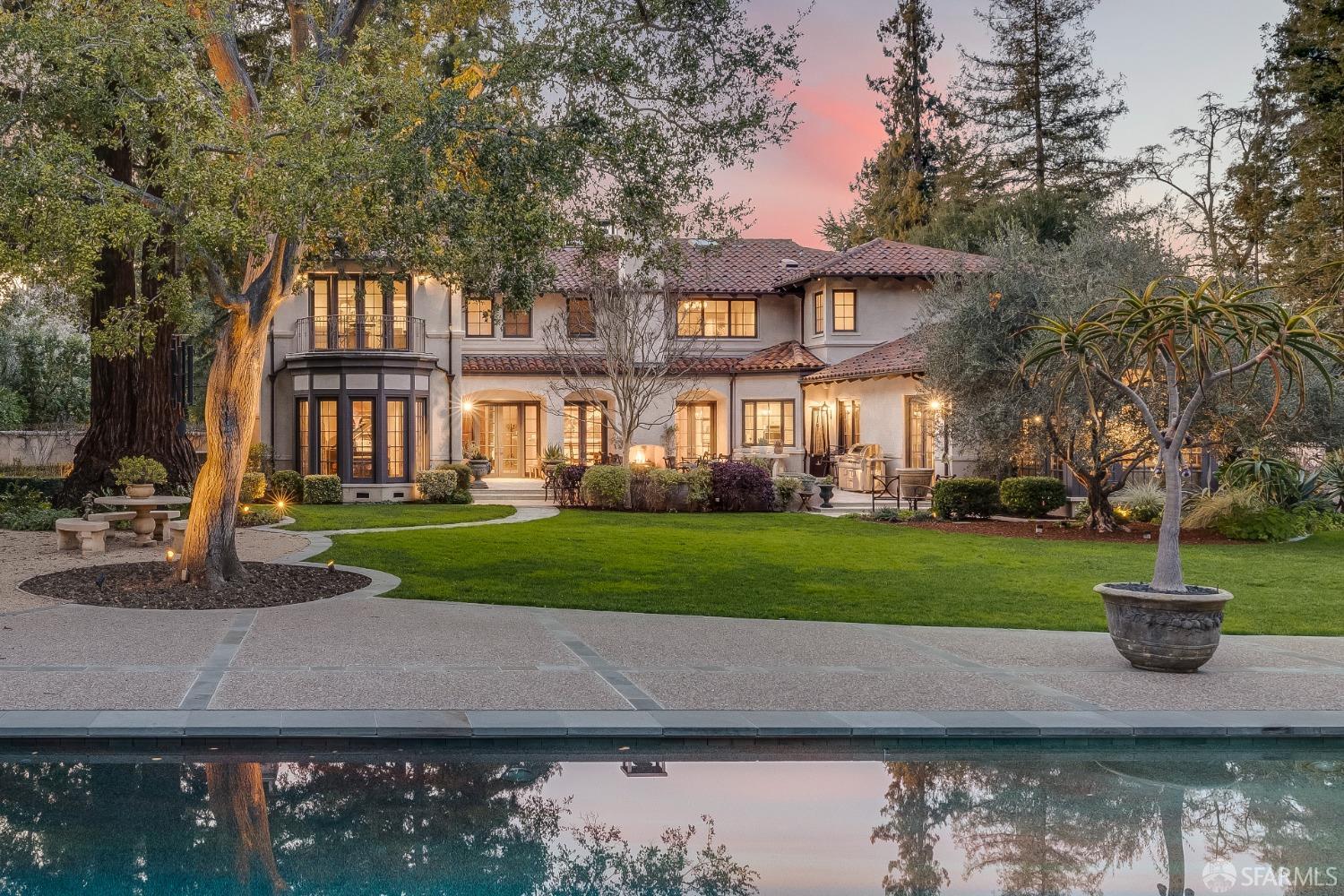 75 Almendral Avenue Atherton, CA 94027 - Photo 2 of 40 a view of a house with a yard