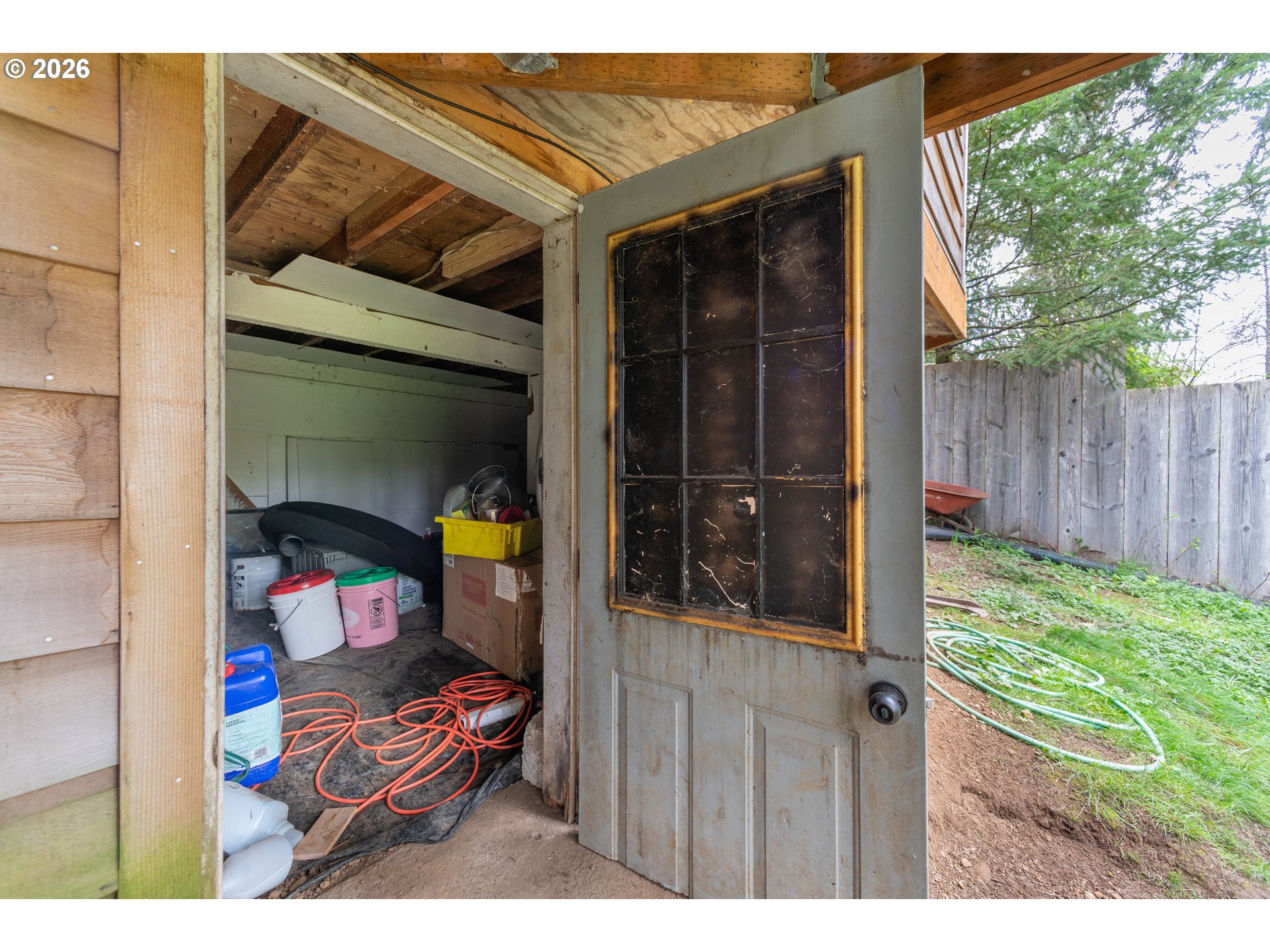60045 Northwest Railroad Avenue Timber, OR 97144 - Photo 23 of 41 a backyard of a house with seating space