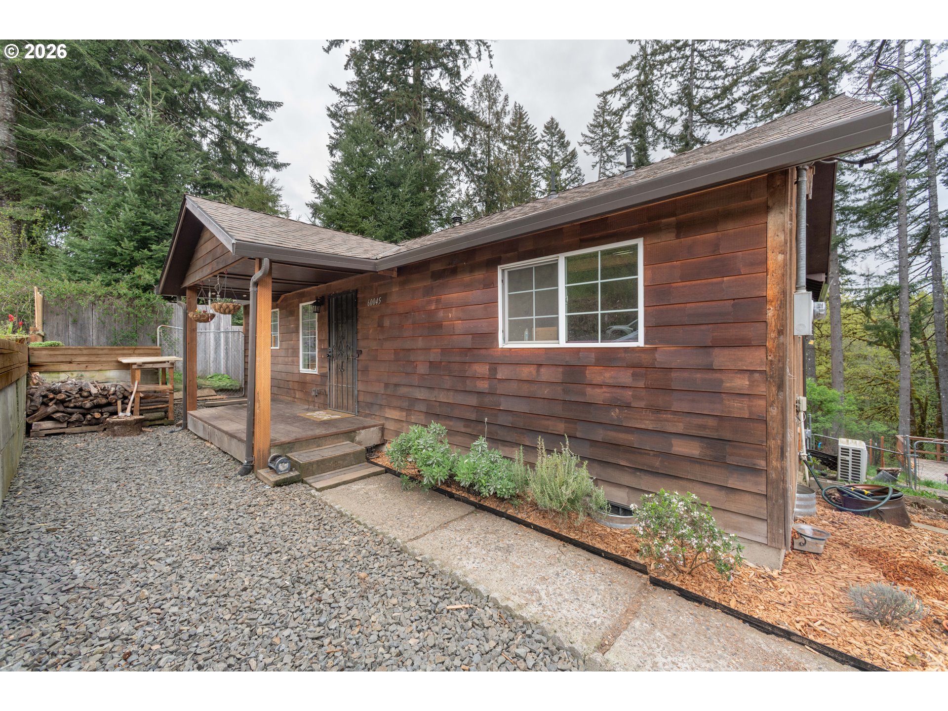 60045 Northwest Railroad Avenue Timber, OR 97144 - Photo 4 of 41 a view of backyard of house