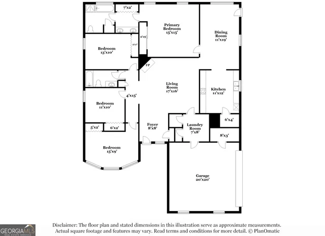 $1,825 | 70 Joshua Creek Road, Covington, GA 30016