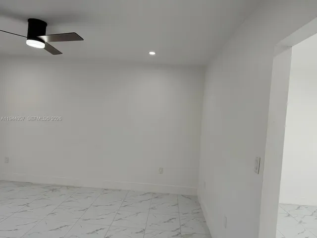 a view of an empty room