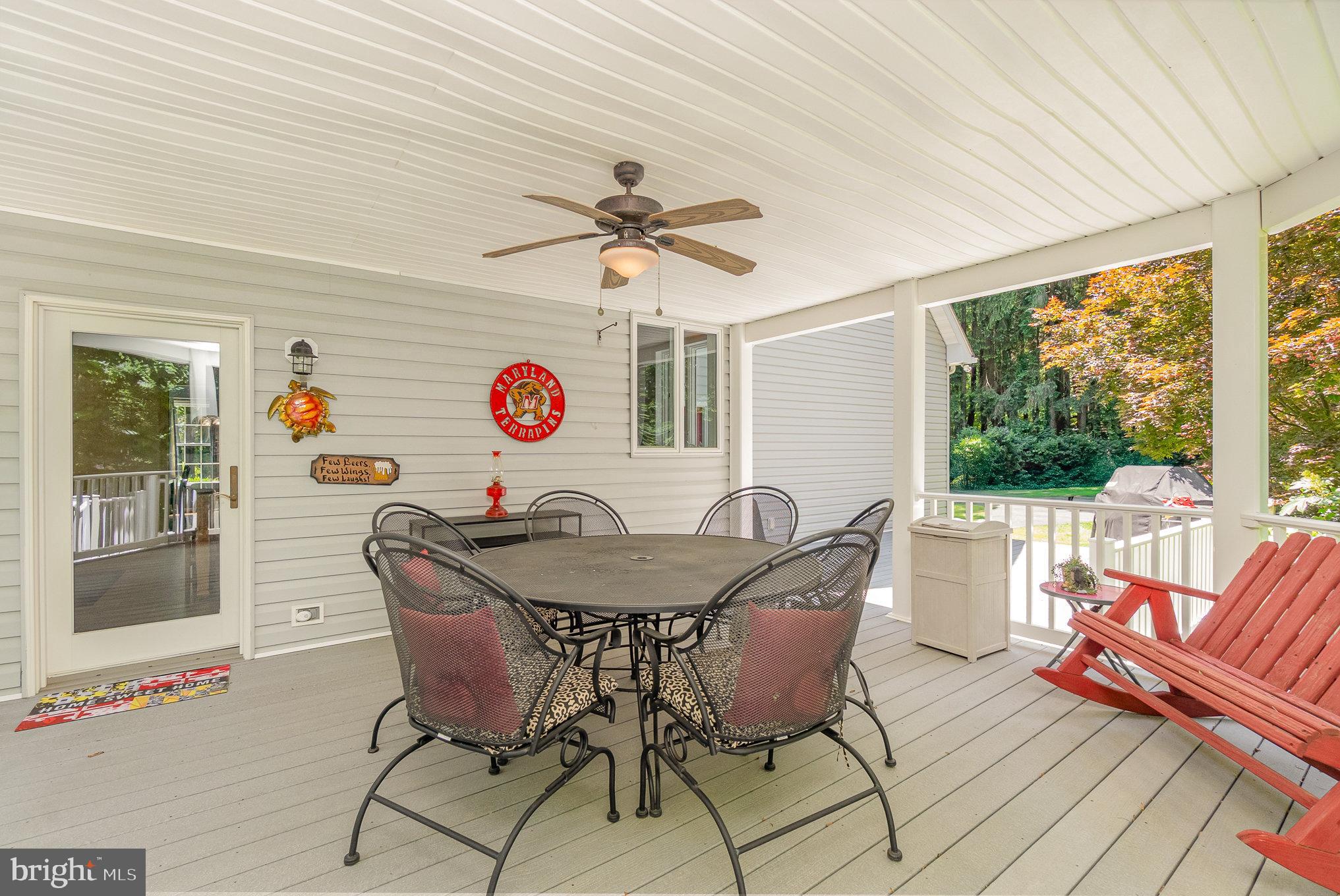 3170 Charles Street Fallston, MD 21047 - Photo 51 of 60 COVERED PORTION OF LARGE BEAUTIFUL TREX DECK