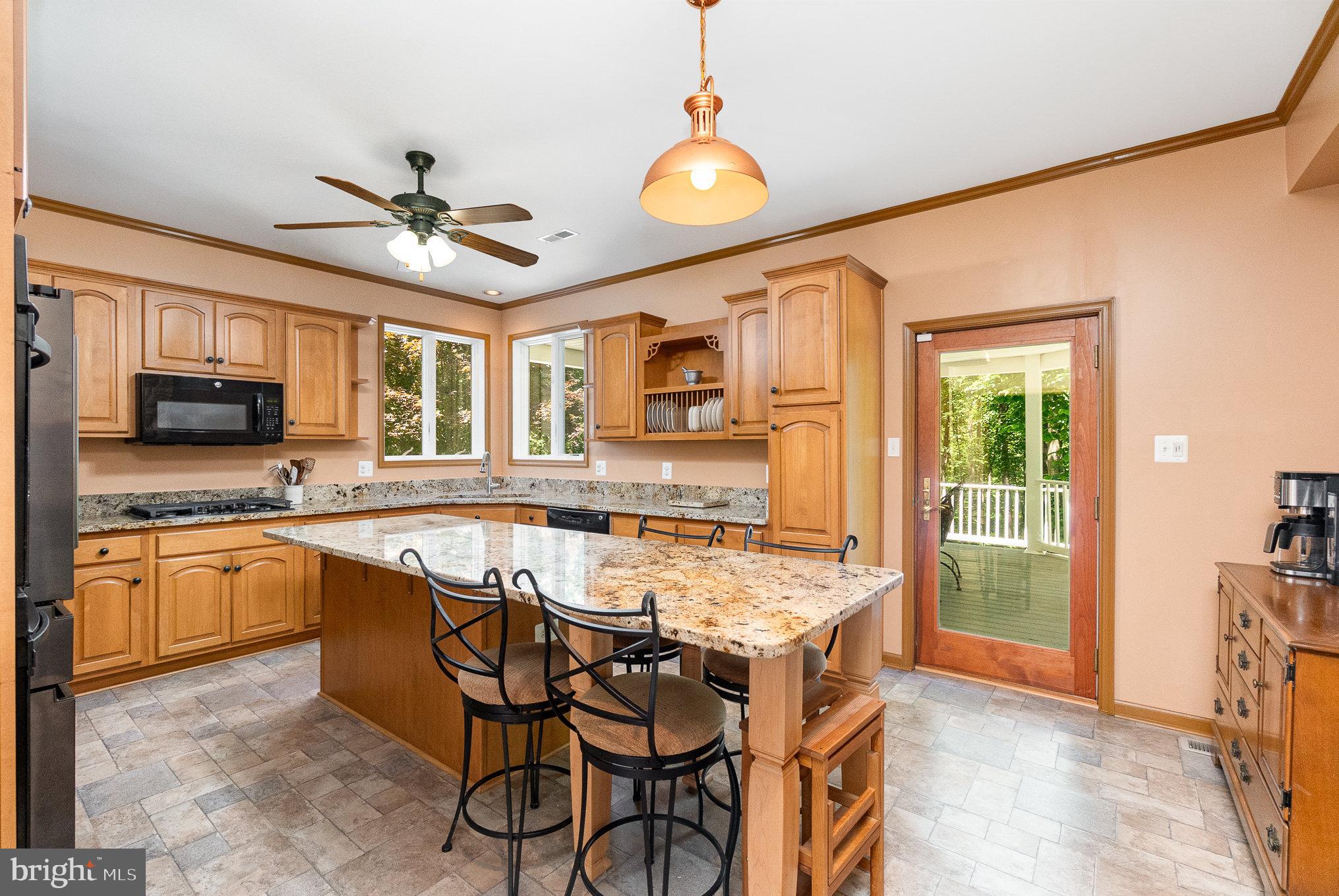 3170 Charles Street Fallston, MD 21047 - Photo 10 of 60 BEAUTIFUL KITCHEN WITH DOOR TO THE DECK