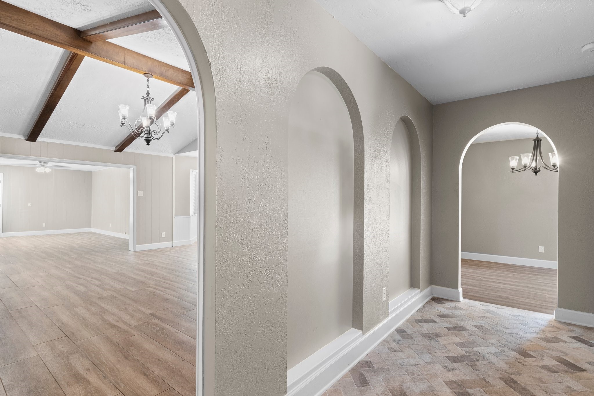 27234 Wells Lane Conroe, TX 77385 - Photo 2 of 15 a view of an empty room with wooden floor and a window