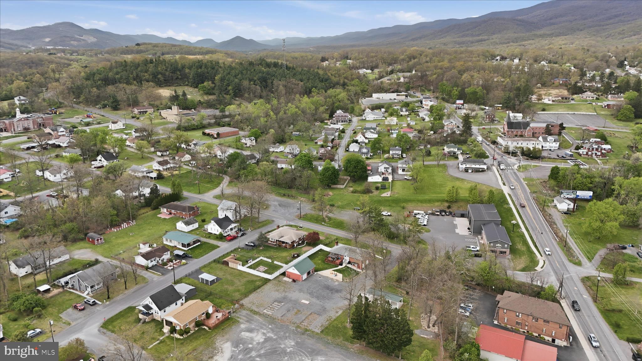 14704 Main Street Cresaptown, MD 21502 - Photo 53 of 58 a view of a city with mountains in the background