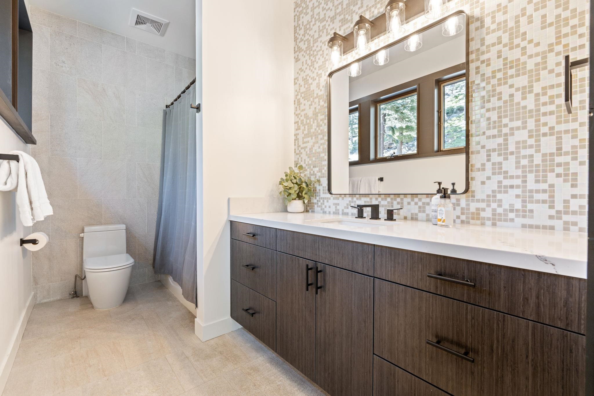 1625 Black Bear Trail Stateline, NV 89449 - Photo 13 of 20 a bathroom with a sink a toilet and a mirror