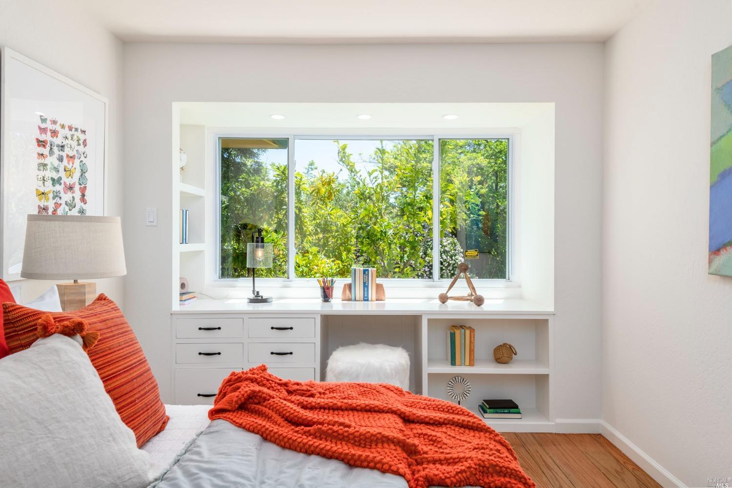 16 Loma Linda Road San Rafael, CA 94901 - Photo 27 of 46 a bedroom with a bed and a window