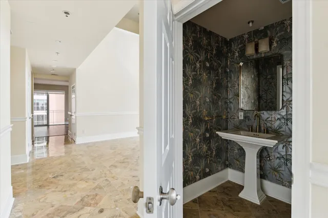 a view of a small space