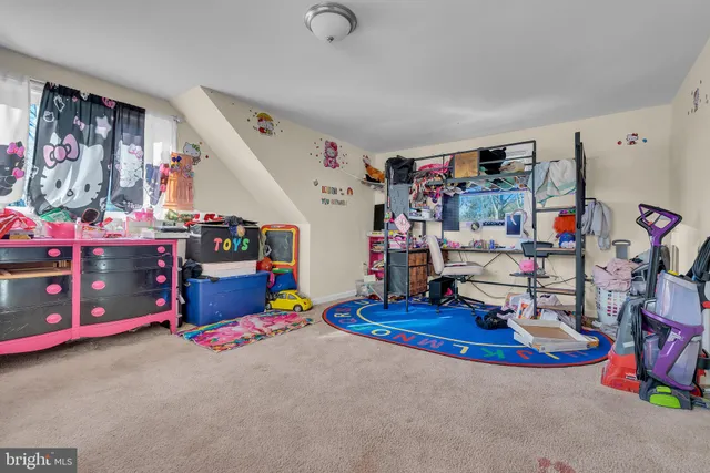 a play room with toys