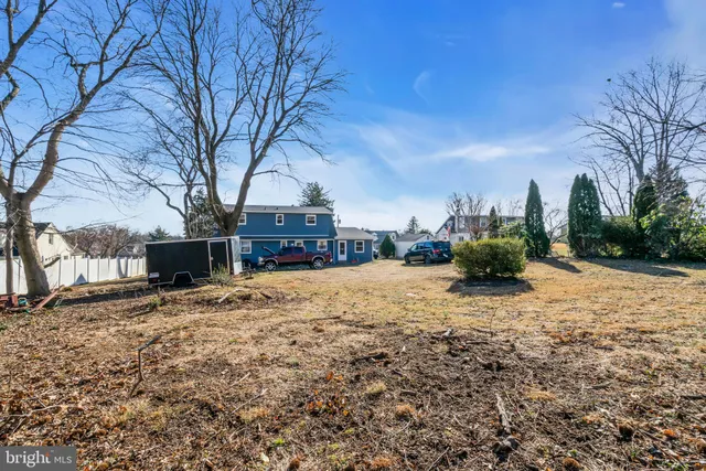 a view of road with large trees