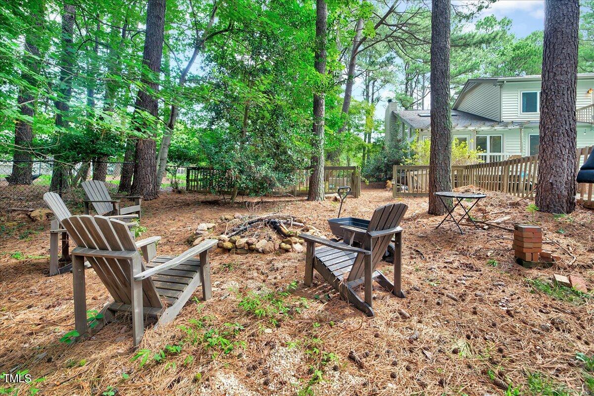 11001 Honeycutt Road Raleigh, NC 27614 - Photo 36 of 36 a view of a backyard with sitting area