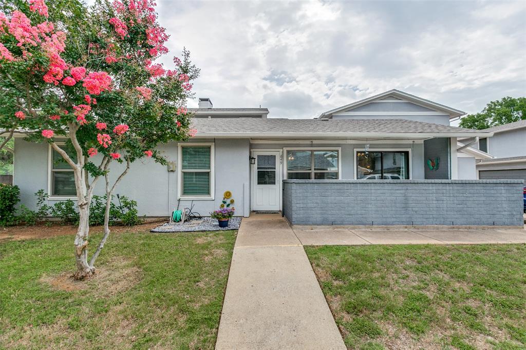 649 Timberline Drive Hurst, TX 76053 - Photo 1 of 29 a front view of house with yard and green space