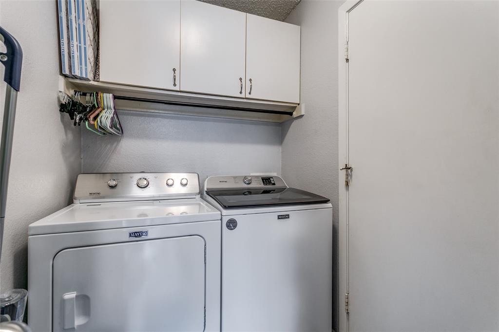649 Timberline Drive Hurst, TX 76053 - Photo 27 of 29 a view of washer and dryer