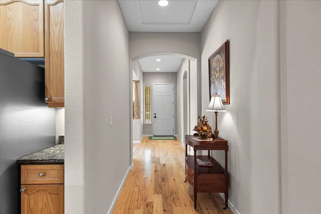 a view of bathroom with a tub and shower