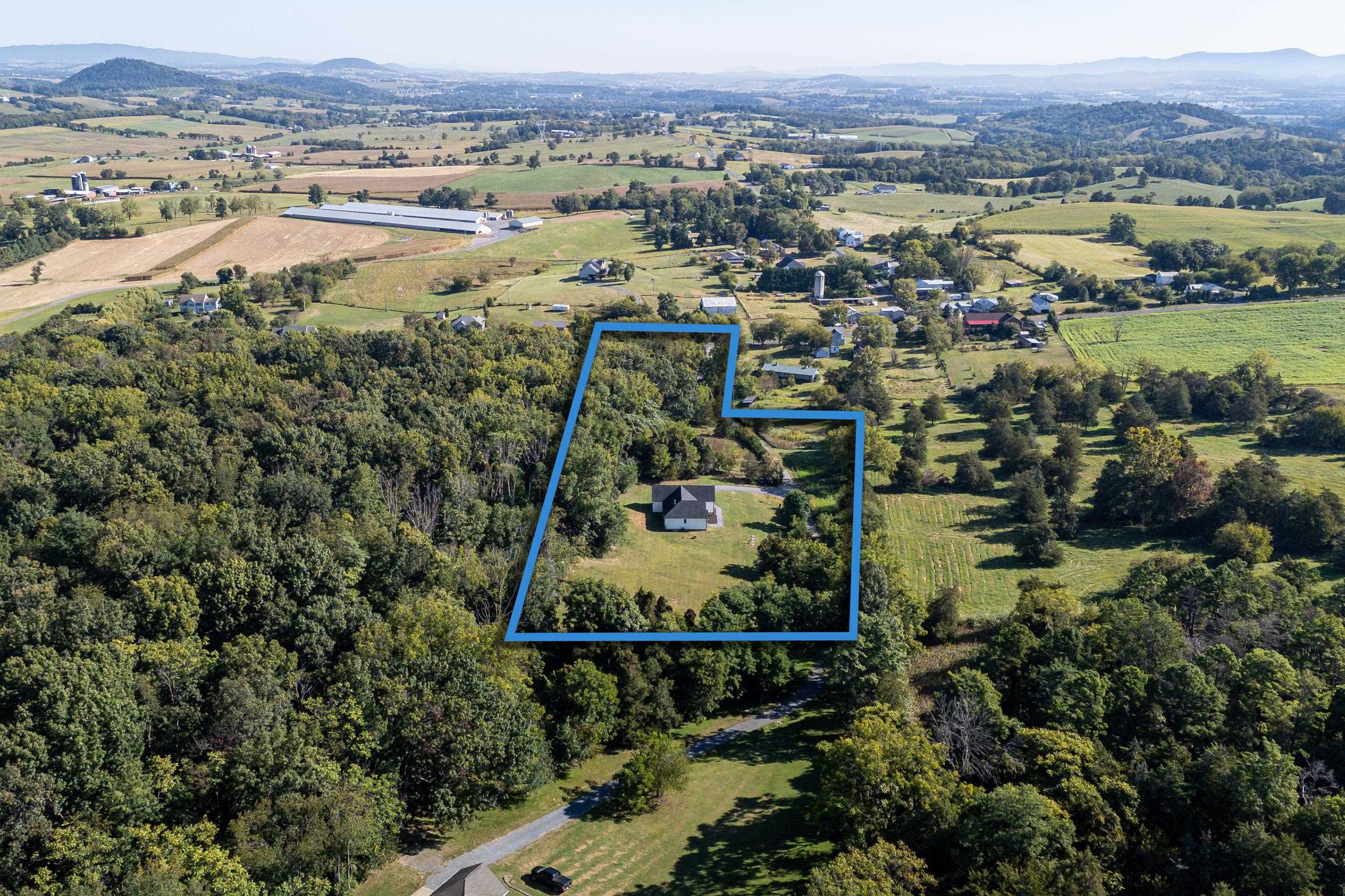 2430 Fadley Road Bridgewater, VA 22812 - Photo 66 of 66 an aerial view of residential house and outdoor space
