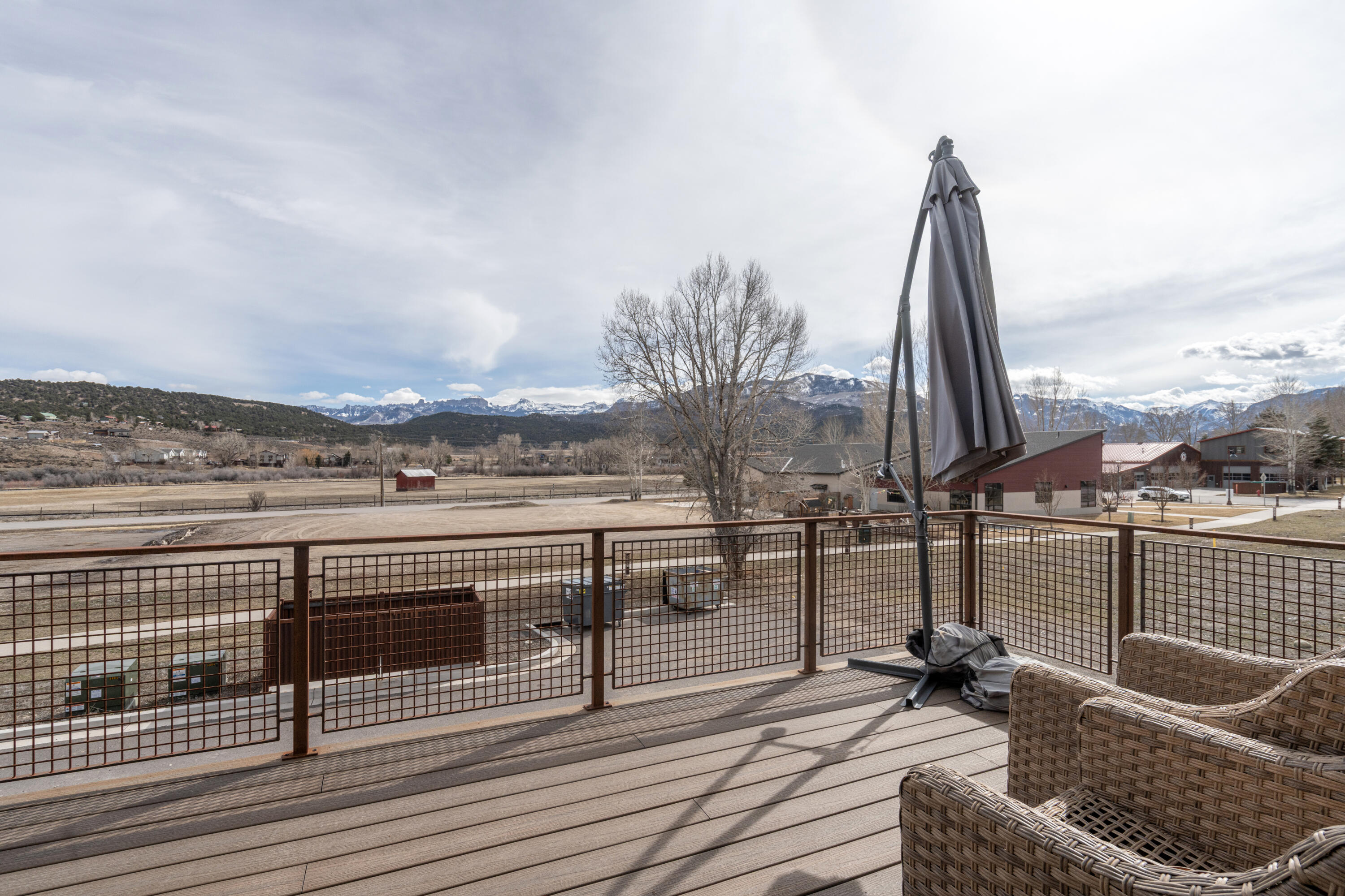 388 North Lena Street, Unit 5C Ridgway, CO 81432 - Photo 16 of 27 a view of roof deck with seating space and barbeque oven