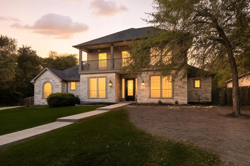 3521 Bay Ridge Drive Little Elm, TX 75068 - Photo 34 of 38 a view of a house with a yard