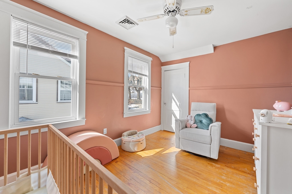 28 Barnard Road Worcester, MA 01605 - Photo 20 of 29 a living room with furniture and a wooden floor