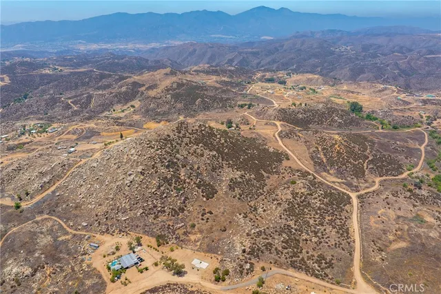 a view of city and mountain