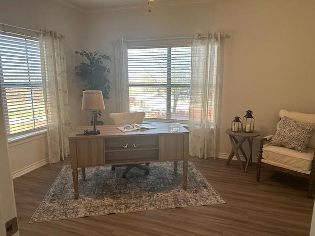 8707 Valley Ranch Parkway West, Unit 335 Irving, TX 75063 - Photo 6 of 11 a view of a workspace with furniture and a window