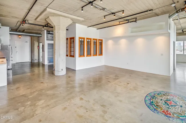 a view of city from a balcony