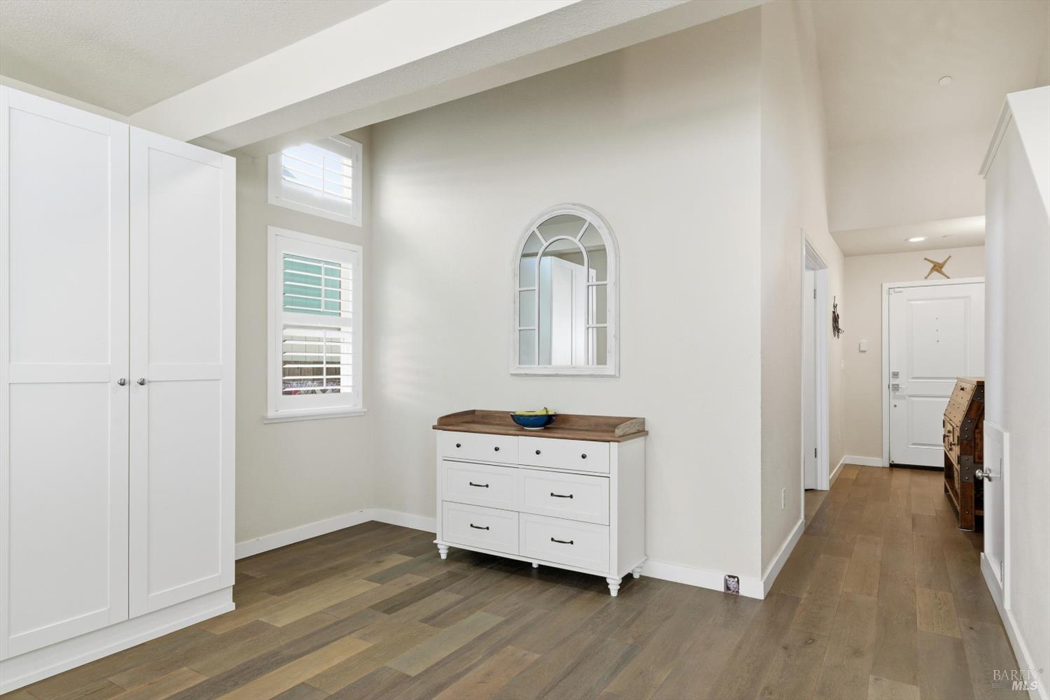 3769 Mocha Lane Santa Rosa, CA 95403 - Photo 17 of 38 a view of a bedroom with furniture and wooden floor