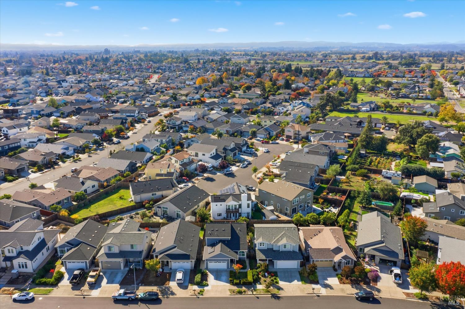 3769 Mocha Lane Santa Rosa, CA 95403 - Photo 37 of 38 an aerial view of a city