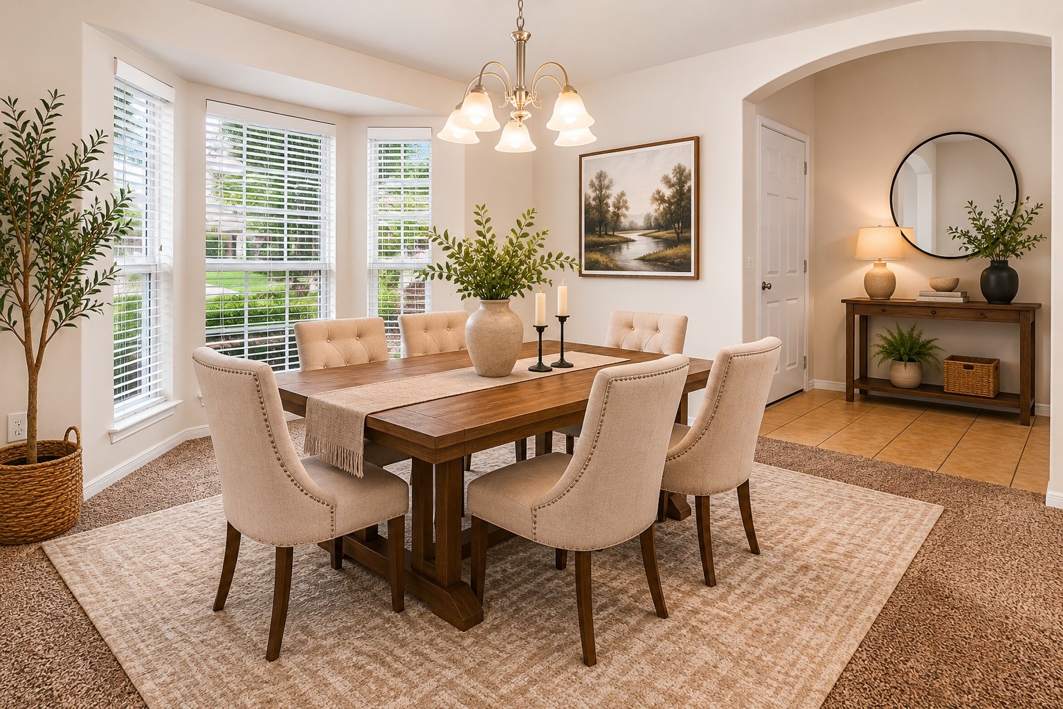 25222 Ginger Ranch Drive Katy, TX 77494 - Photo 18 of 33 Virtually Staged Dining Room