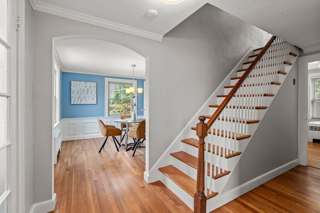 31 Northbourne Road Boston, MA 02130 - Photo 13 of 34 a view of entryway with wooden floor