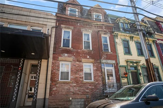 a view of a building with many windows