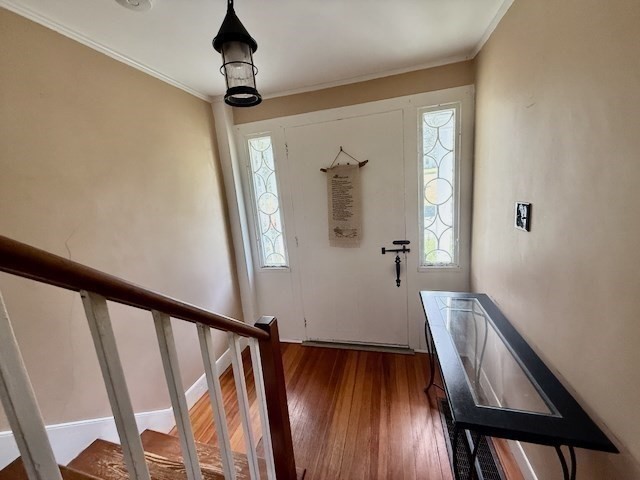 604 Main Road Granville, MA 01034 - Photo 5 of 36 a view of entryway with wooden floor