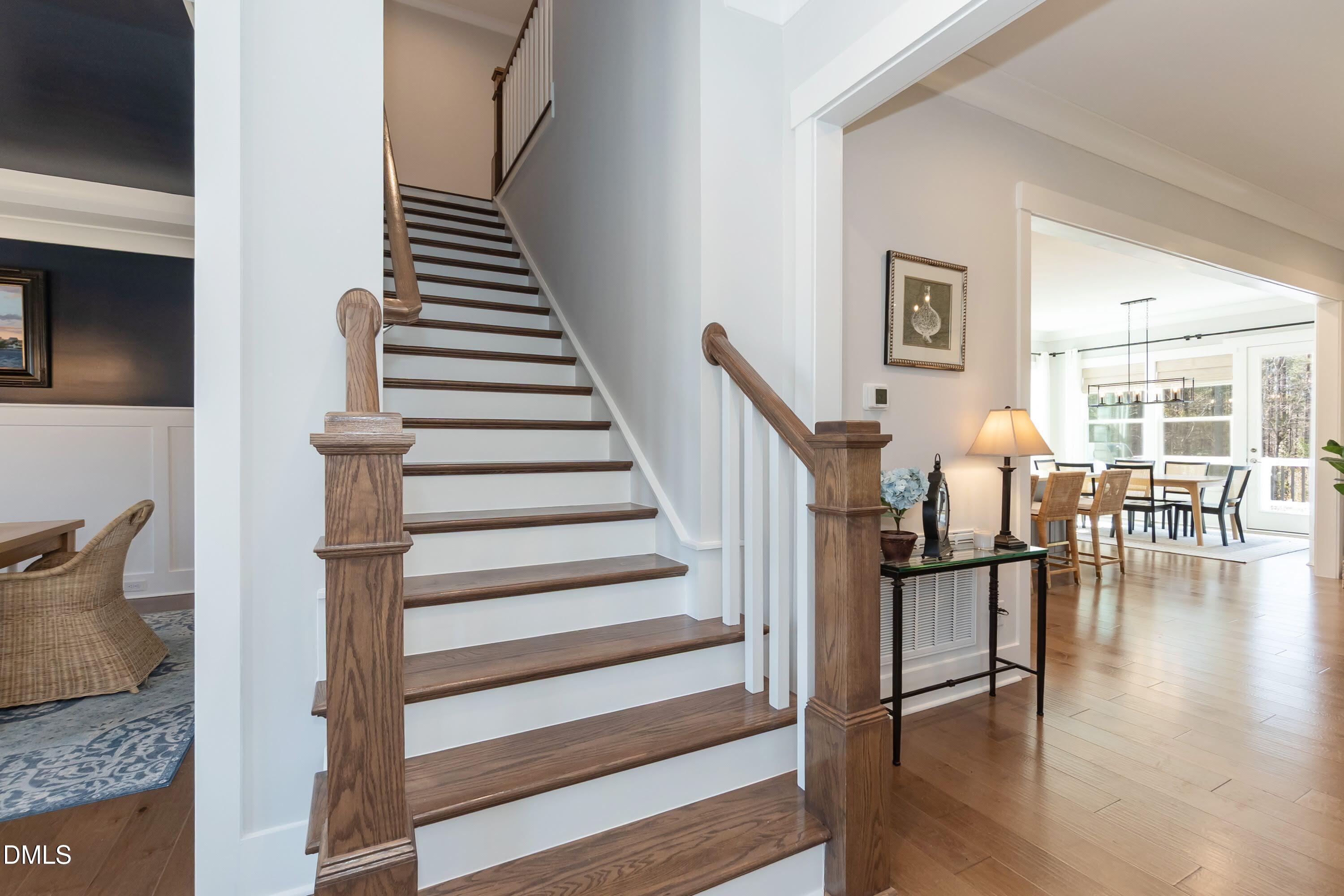 441 Bertram Valley Road Apex, NC 27523 - Photo 35 of 77 Foyer Stairs