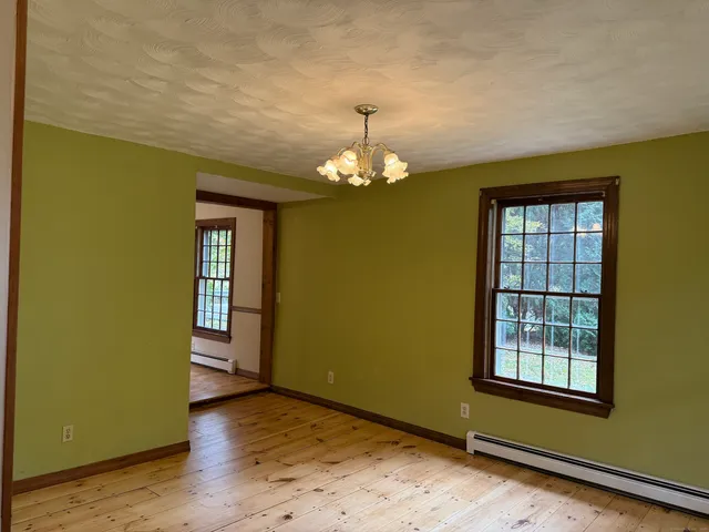 a window in an empty room with a window