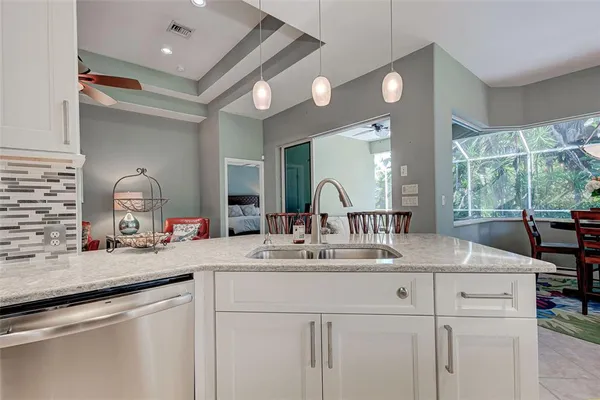 a close view of sink and mirror