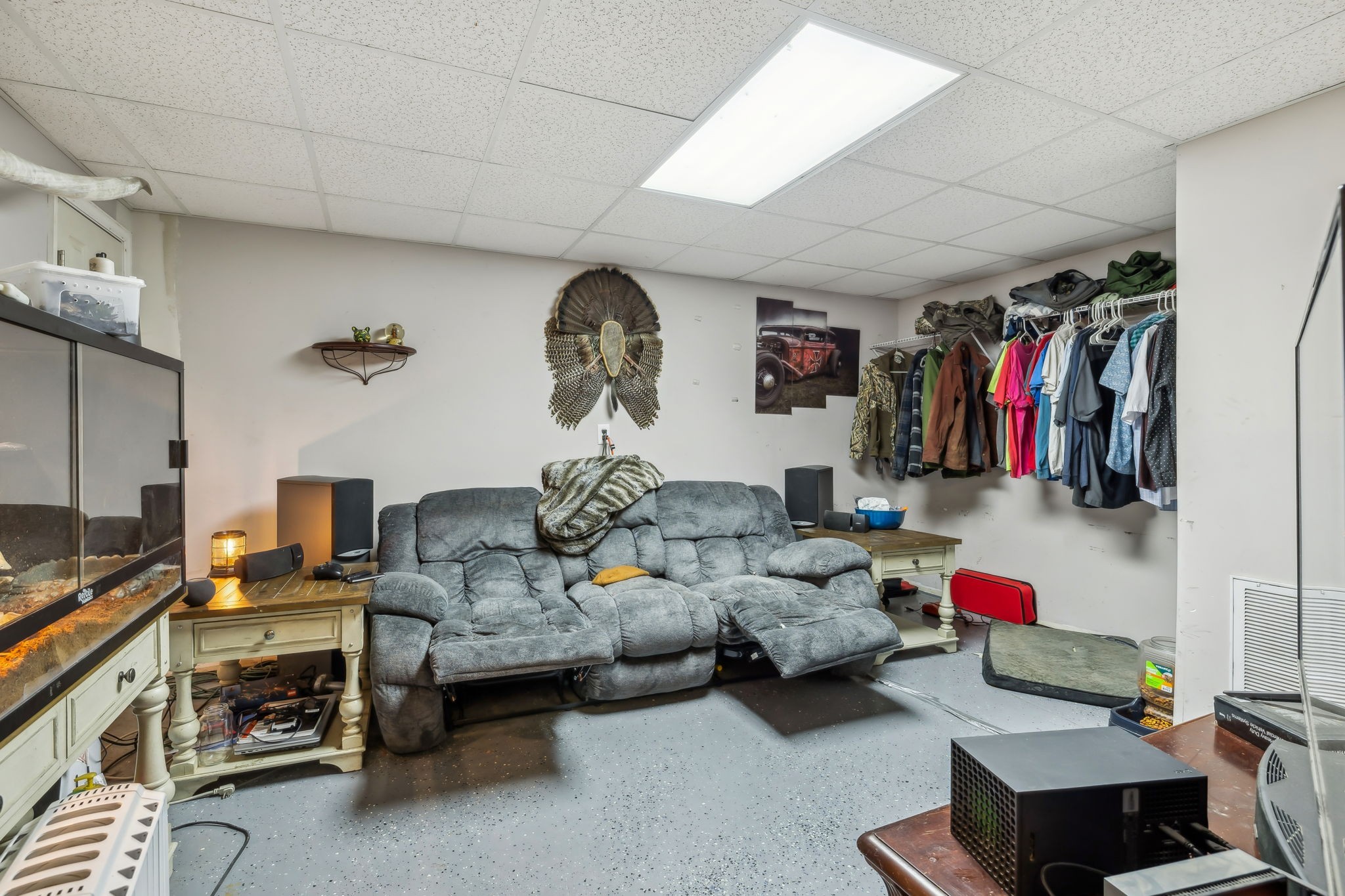819 Blakemore Road Dickson, TN 37055 - Photo 35 of 54 a living room with lots of furniture and a flat screen tv