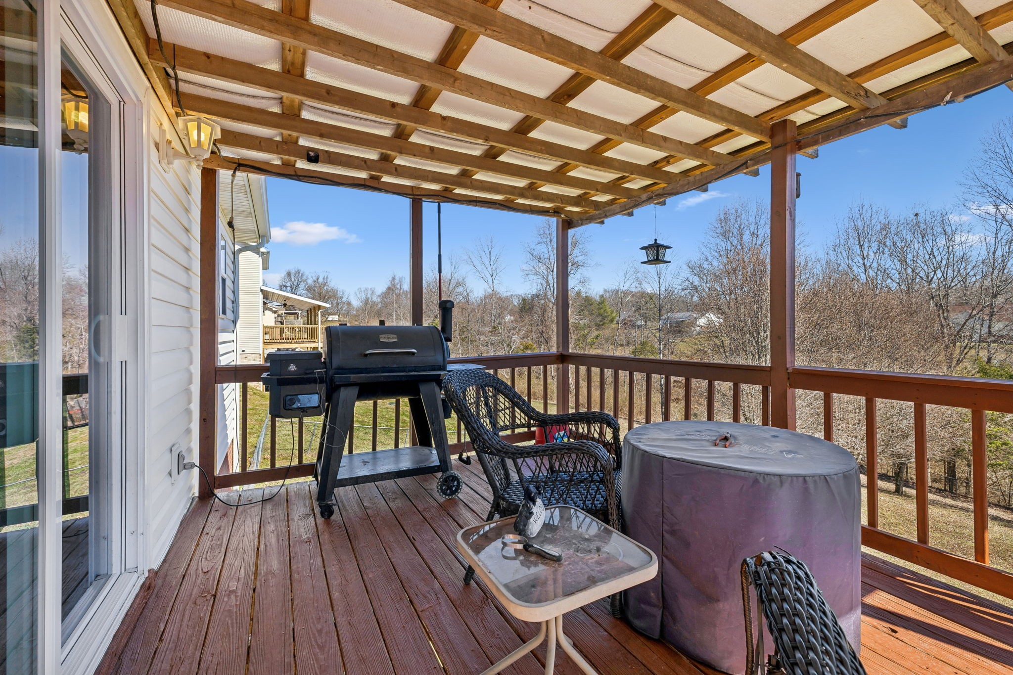 819 Blakemore Road Dickson, TN 37055 - Photo 36 of 54 a view of a balcony with wooden floor