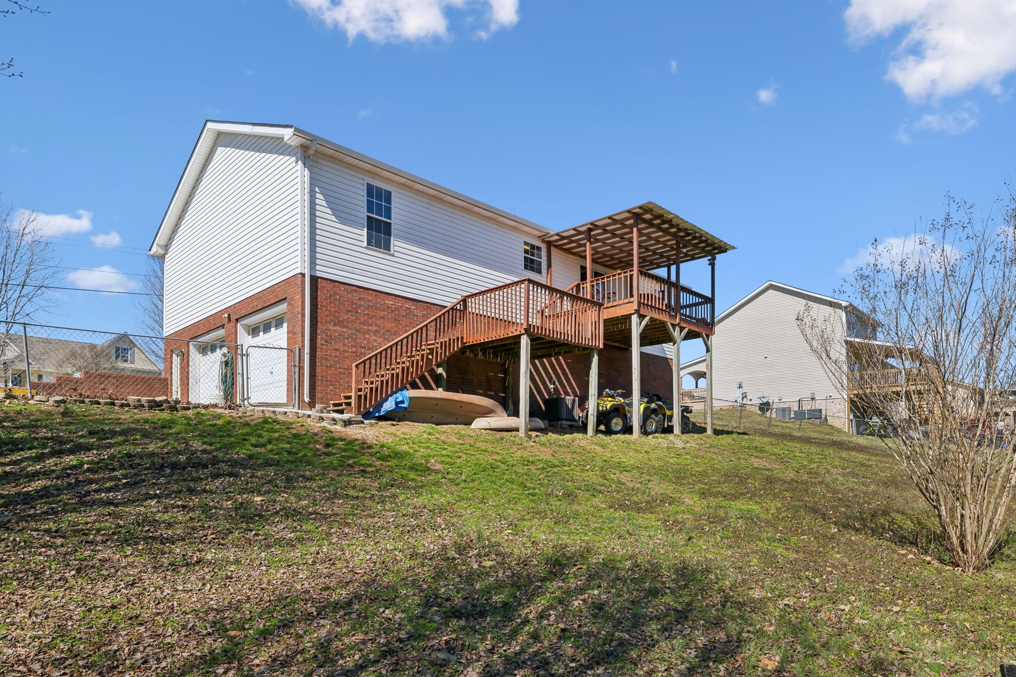 819 Blakemore Road Dickson, TN 37055 - Photo 49 of 54 a view of a big house with a big yard and large trees
