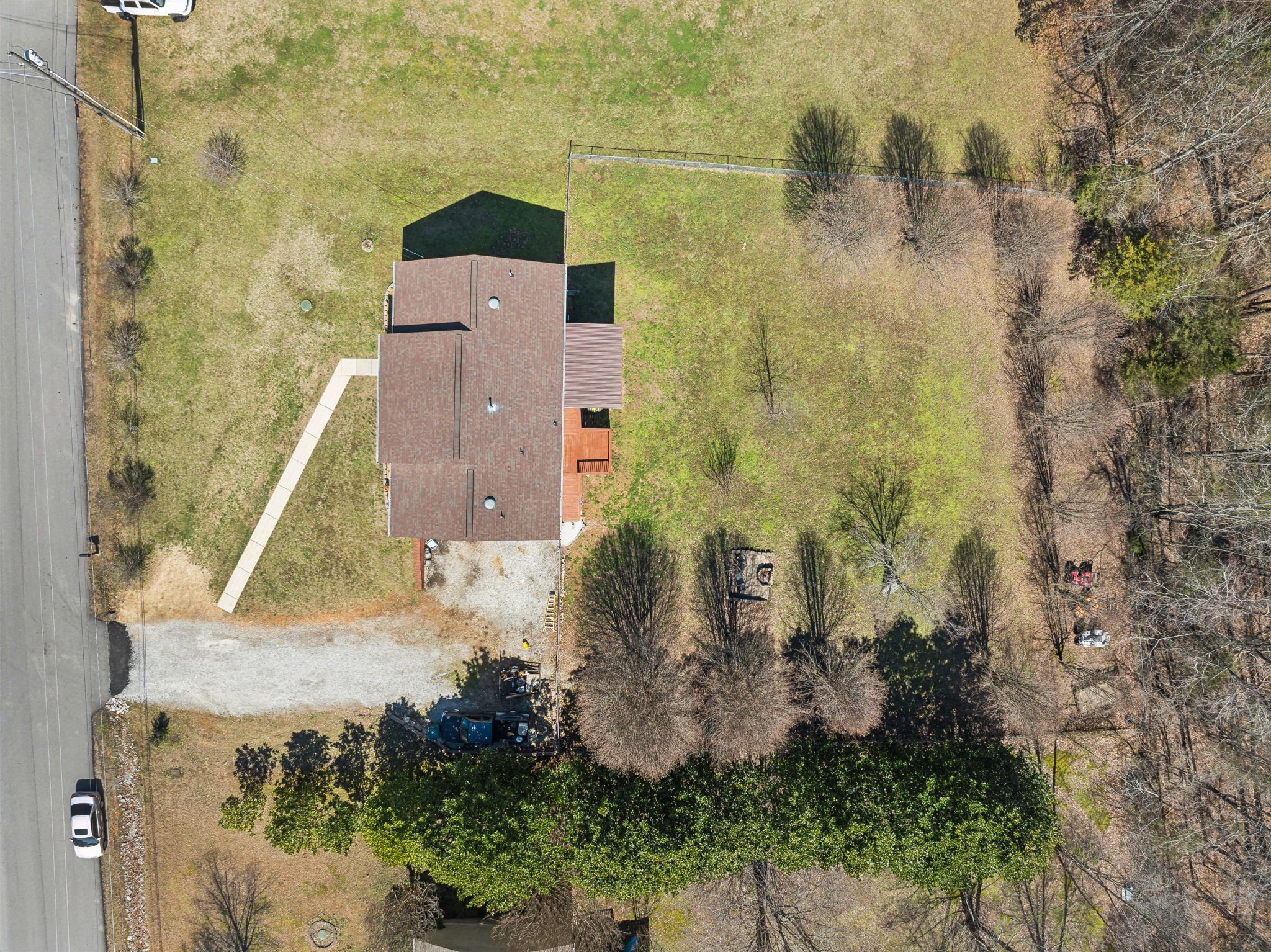 819 Blakemore Road Dickson, TN 37055 - Photo 52 of 54 an aerial view of a house with a yard