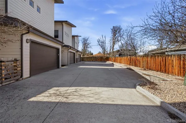 a view of a backyard of the house