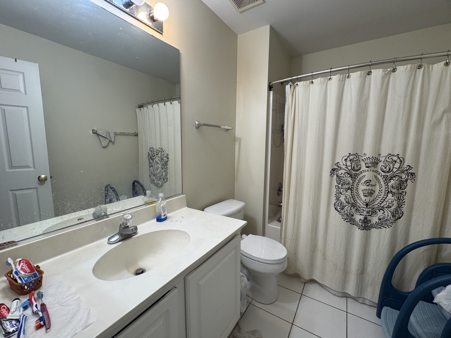 3281 Cool Springs Court Naperville, IL 60564 - Photo 11 of 16 a bathroom with a sink and a mirror