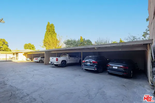 a car parked in front of a building