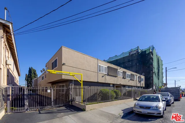 a car parked in front of a house
