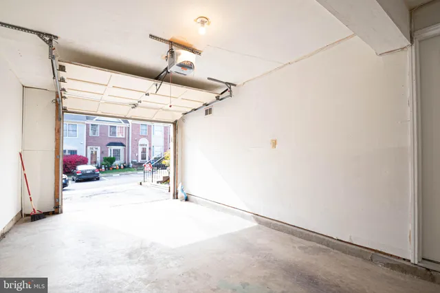 a view of a bike garage