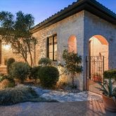 a house view with a outdoor space