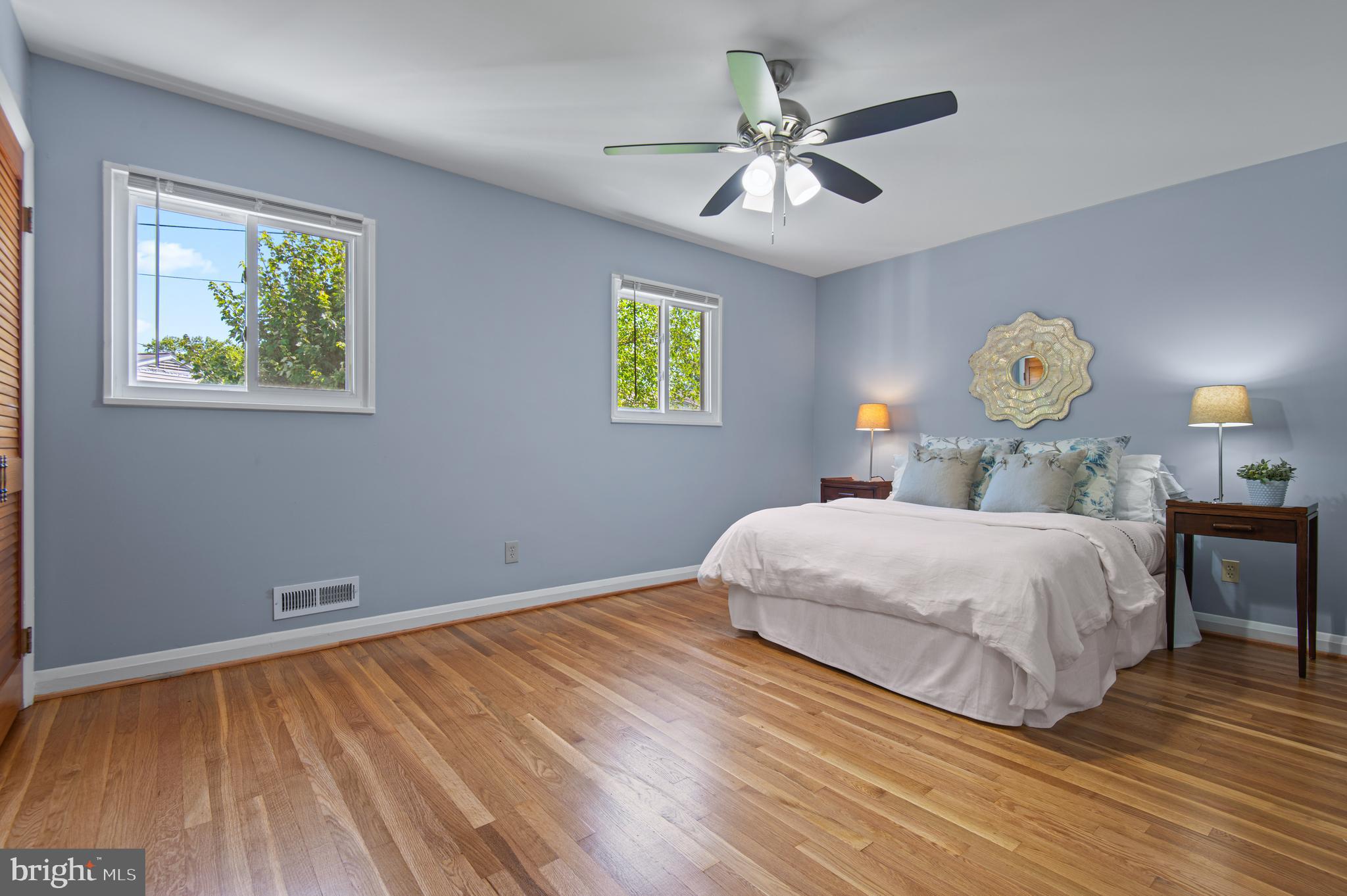 8403 Kings Ridge Road Parkville, MD 21234 - Photo 16 of 41 Primary Bedroom with Refinished Original Floors