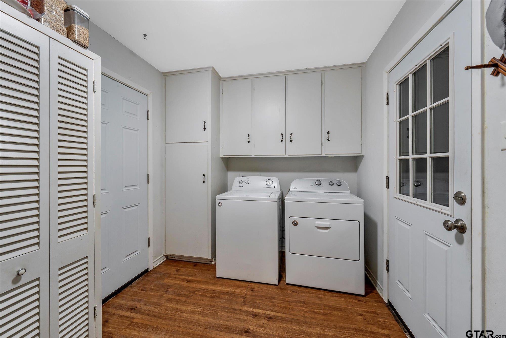 3724 Pollard Drive Tyler, TX 75701 - Photo 24 of 28 a view of a storage & utility room with closet dryer