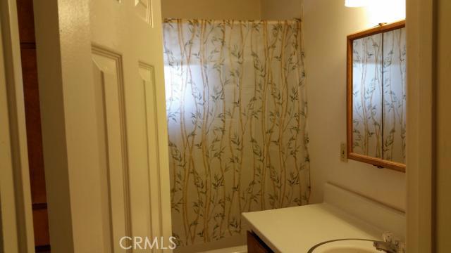 62323 Mars Drive Joshua Tree, CA 92252 - Photo 13 of 26 a bathroom with a shower curtain and a sink